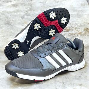 Adidas Tech Response 4.0 Golf Shoes Mens 12 Gray/White Soft Spike Cleats Sneaker
